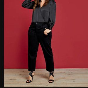 Eloquii Black Straight Leg Jeans for Women